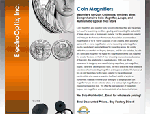 Tablet Screenshot of coinmagnifier.com